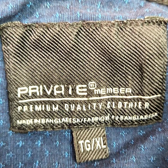 Blue Check PM381 BLUE DEPT. 76 Button-down Shirt (XL) - Picture 9 of 16